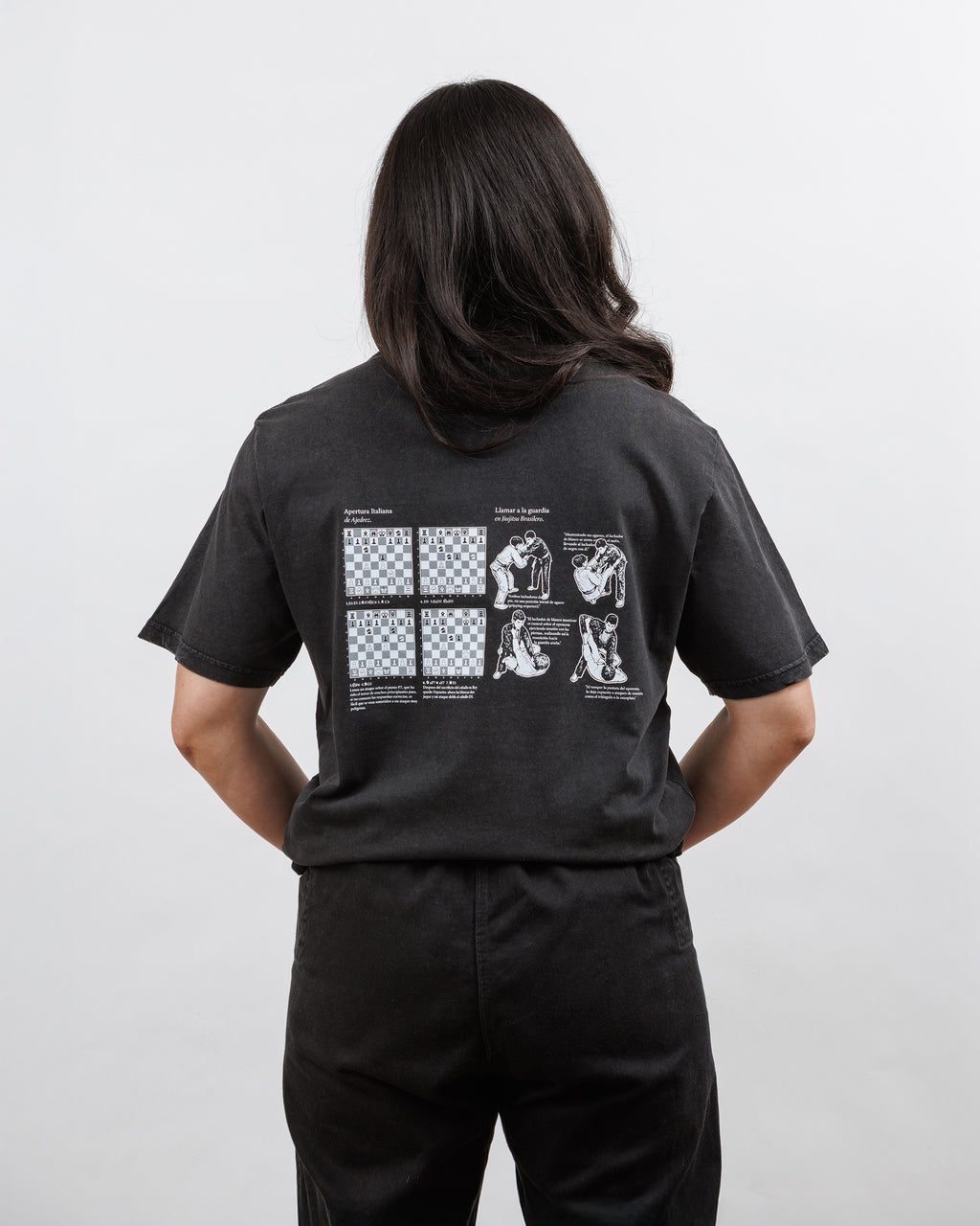 Polera Ajedrez Manga Corta