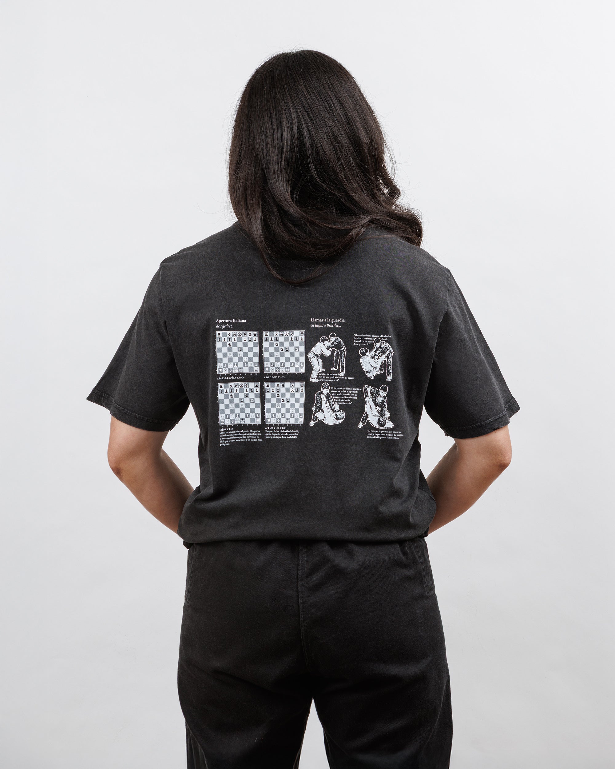 Polera Ajedrez Manga Corta