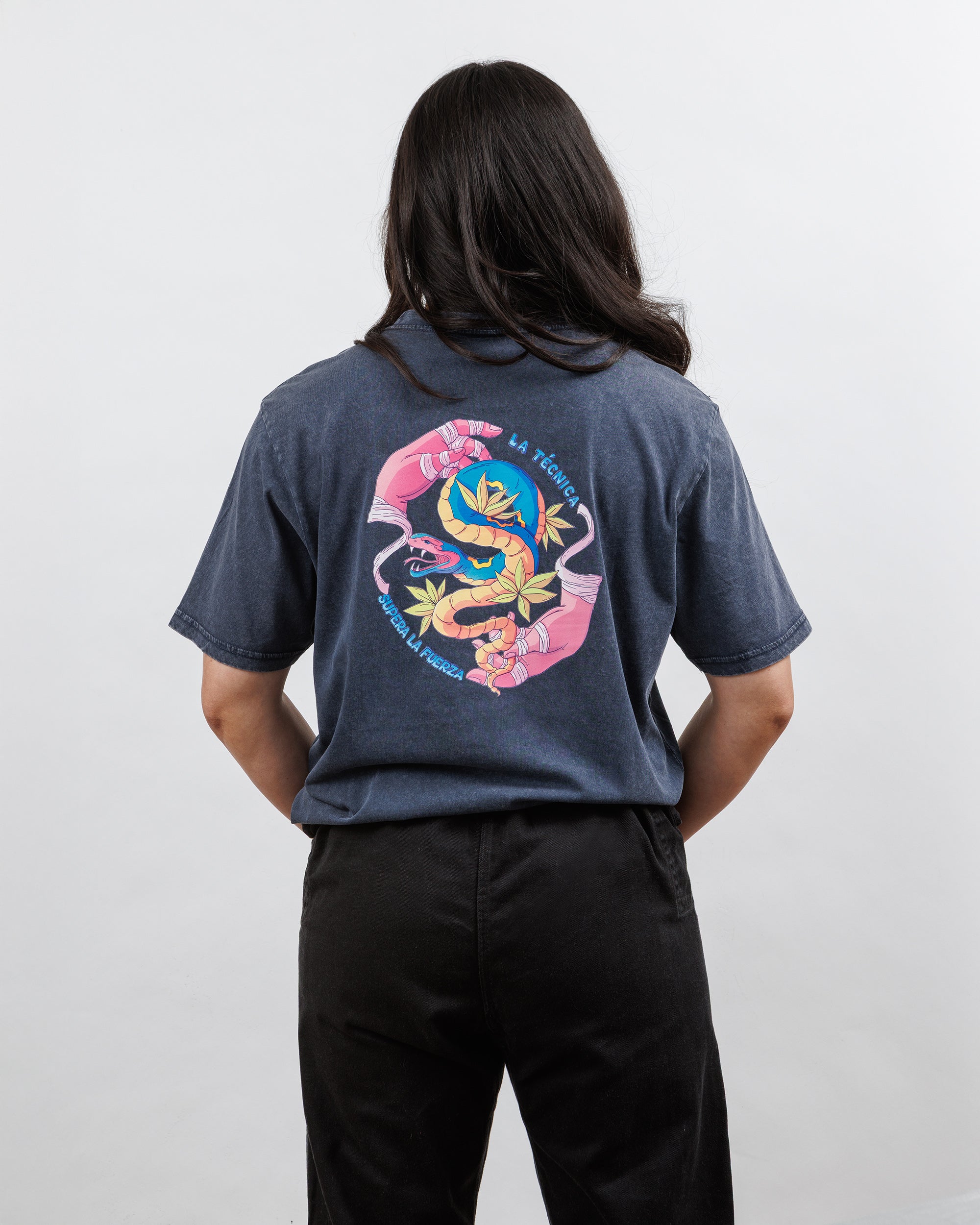 Polera Cobra - Azul